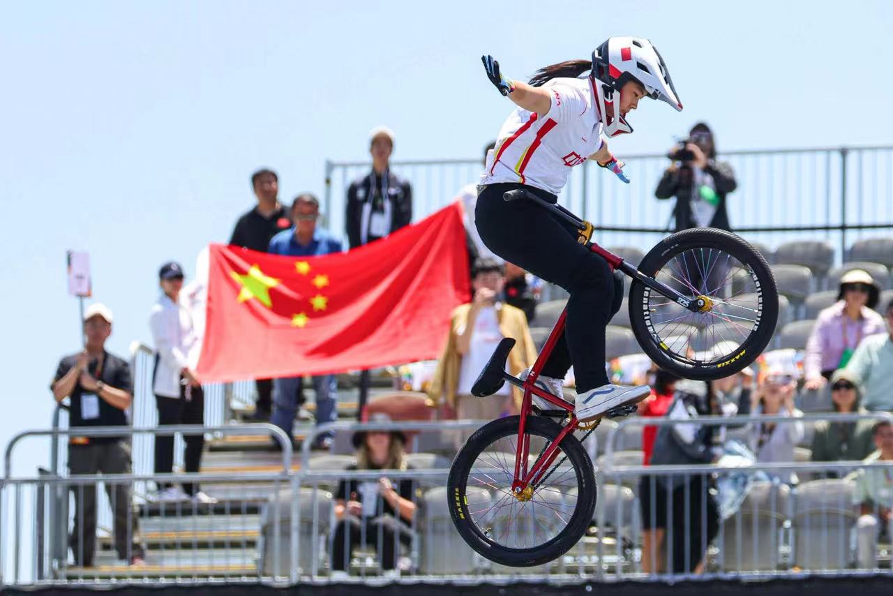 奥运资格赛包揽前三,中国女子自由式小轮车目标奥运奖牌