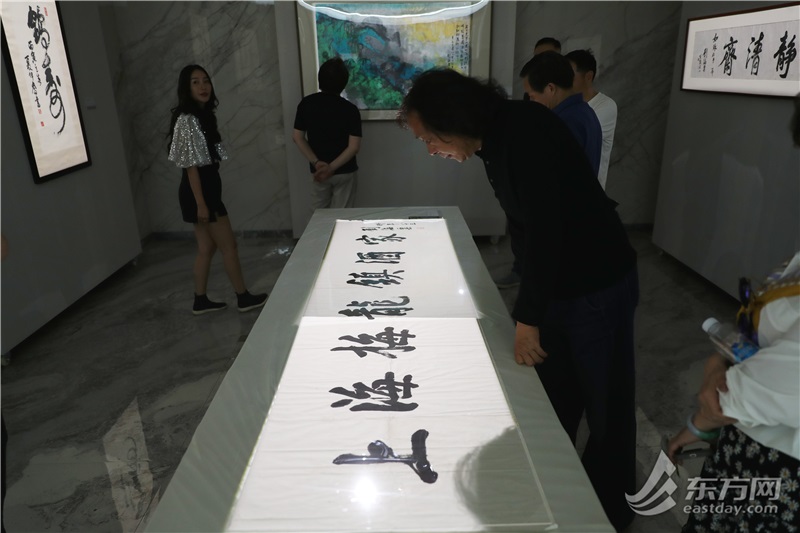 北虹桥美术馆举行刘海粟夏伊乔字画作品铺，回顾仙人眷侣的艺术人生