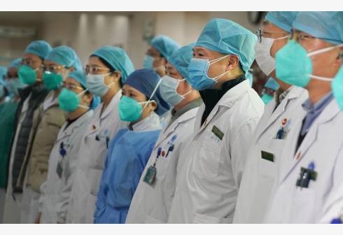 2020年1月22日，湖北武汉，华中科技大学同济医学院附属协和医院成立抗击新型冠状病毒感染的肺炎突