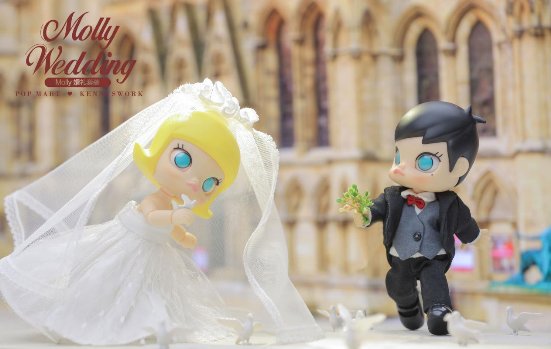 未開封　Molly ウェディング　BJD セット Molly婚禮情人節限定套裝BJD人偶