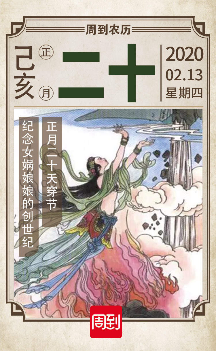 农历中国 正月二十 天穿节
